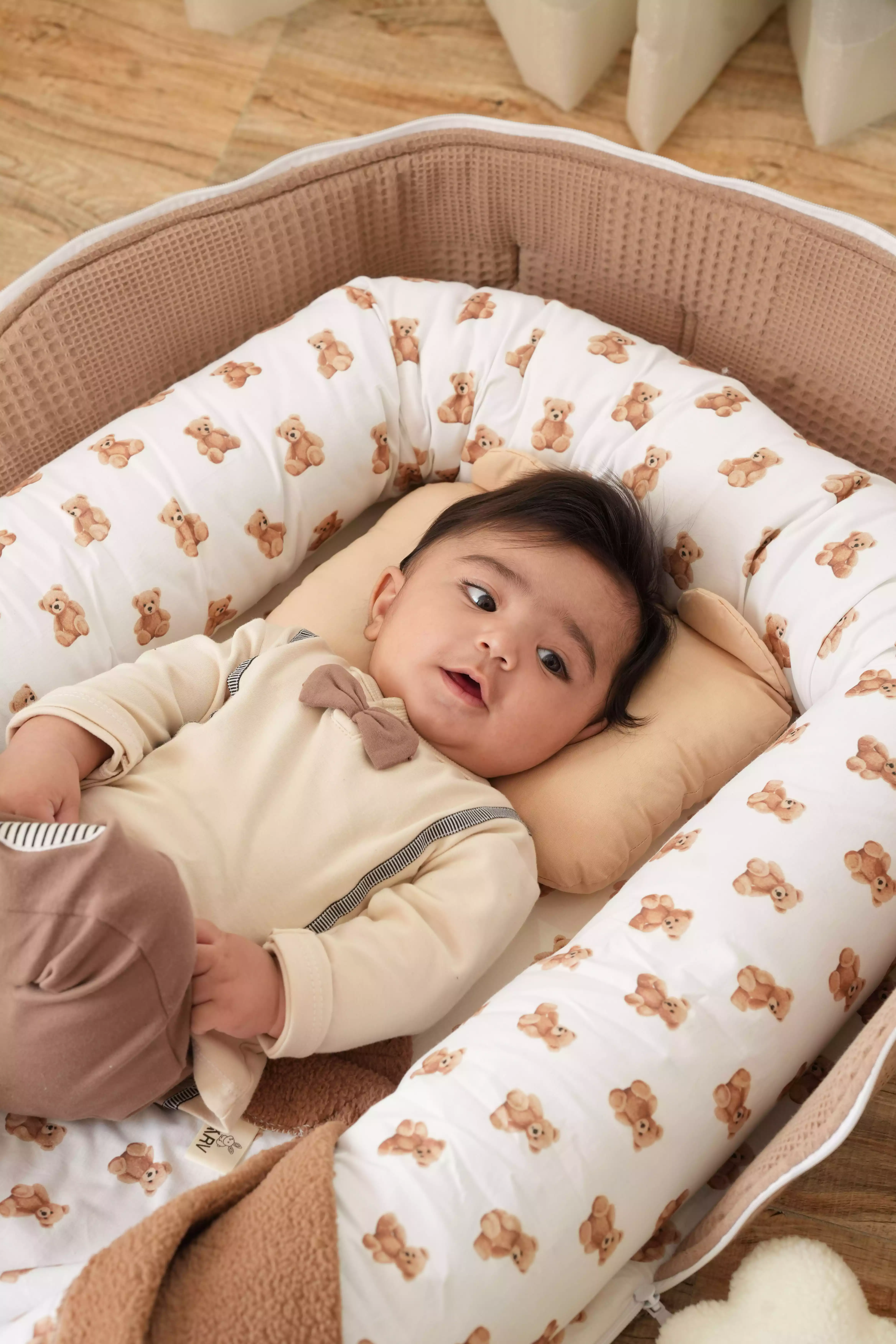 تشک گارد دار خرس شکلاتی