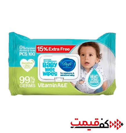 دستمال مرطوب برند دافی